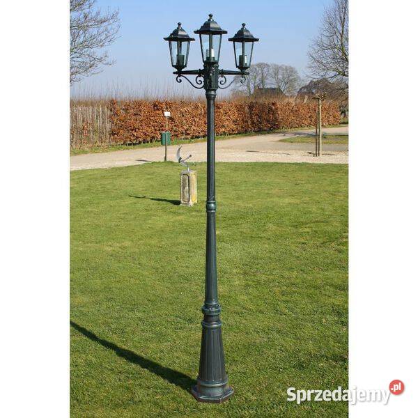 vidaXL Stojąca lampa ogrodowa 3ramienna 215