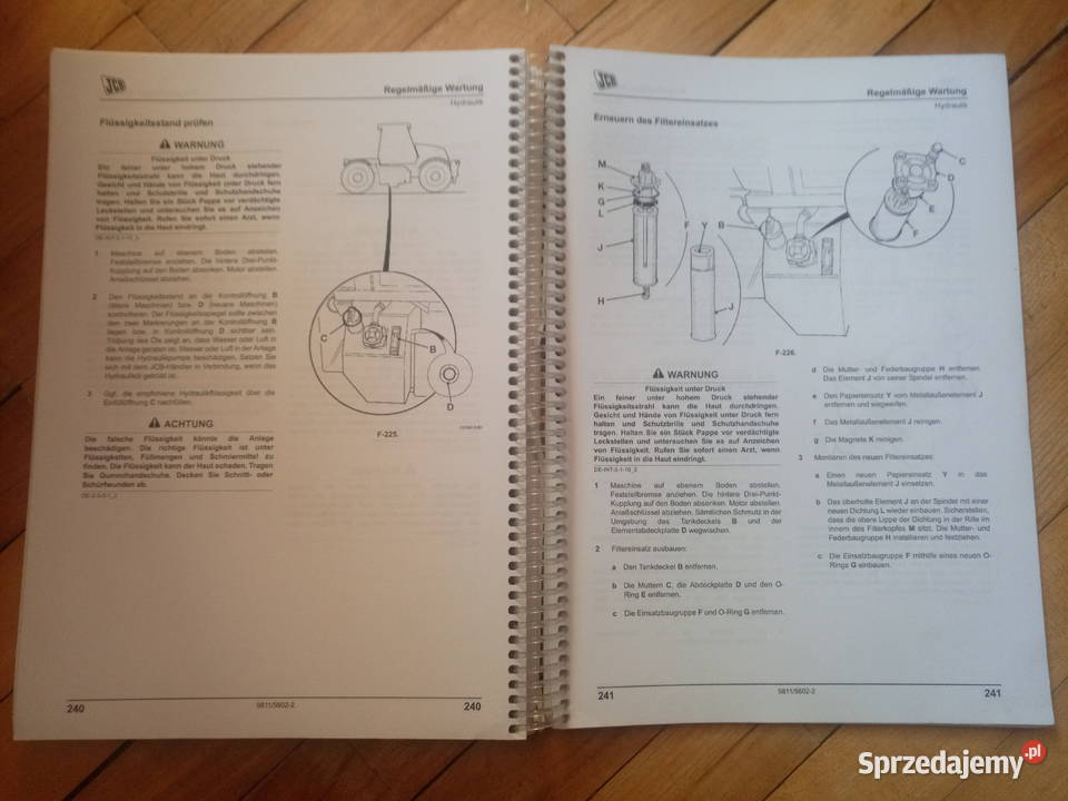 Instrukcja obsługi JCB Fastrac 2155 i 2170 małopolskie Gorlice