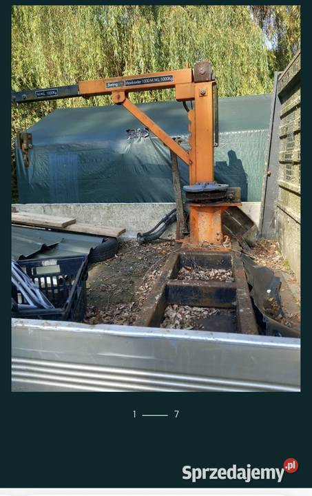 Dźwig żuraw z wyciągiem elektrycznym Jasienica Rosielna