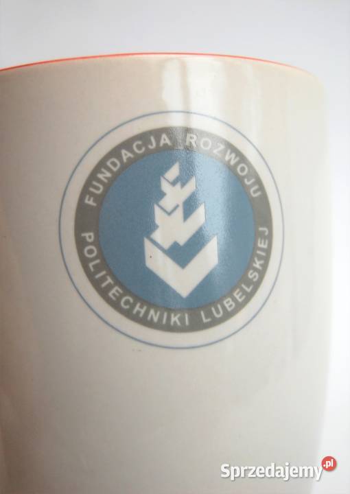 Kubek ceramiczny Fundacja Rozwoju Politechniki wielokolorowy Lublin sprzedam