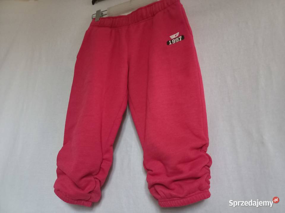 Spodnie Dresowe damskie Rybaczki r 38 Malinowe różowy Białystok