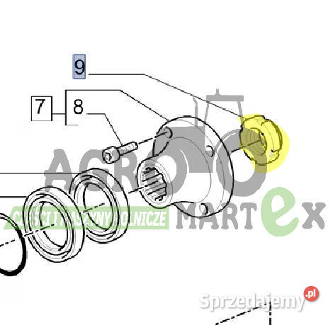 5197296 NAKRĘTKA WIEŃCOWA M24 CNH dolnośląskie Wichrów
