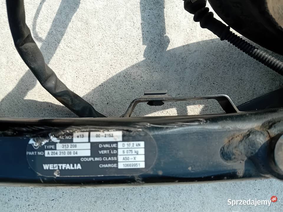 Mercedes C klasa w204 hak westfalia