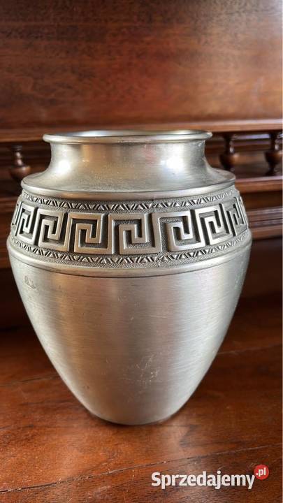 Wazon grecki metalowy ciężki Z przepięknym Gdańsk sprzedam