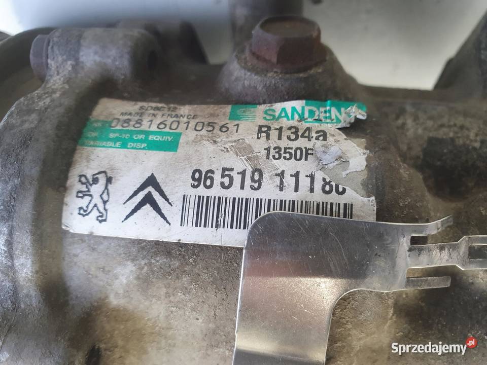 SPRĘŻARKA KLIMATYZACJI Peugeot 307 20 HDI osobowe Rudka