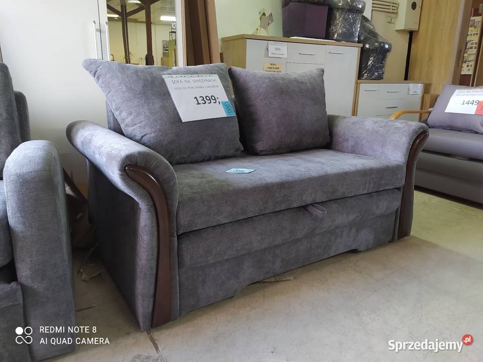 SOFA NA SPRĘŻYNACH DUŻA POWIERZCHNIA SPANIA 85cm kujawsko-pomorskie Toruń sprzedam