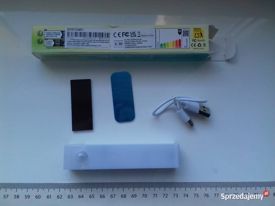 Lampka LED na czujnik ruchu i jasności 10 biały Oświetlenie inteligentne