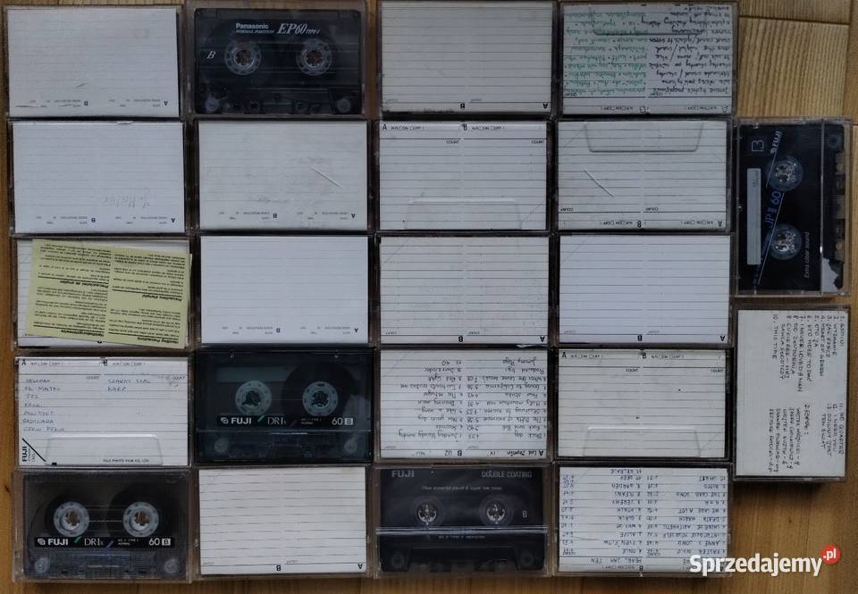 Kasety magnetofonowe używane pakiet 22 sztuki Warszawa