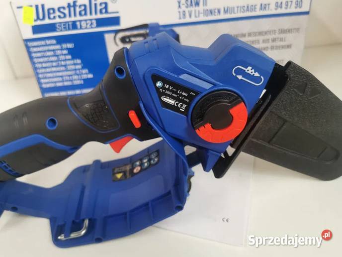 AWestfalia akumulatorowa pilarka jednoręczna Nowa Sól