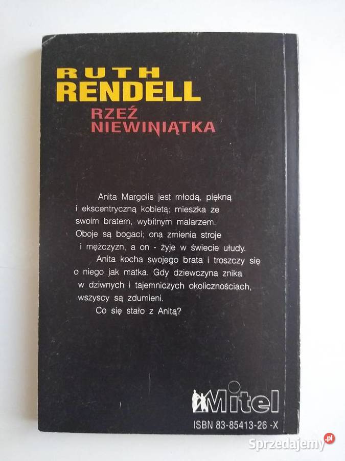 Rzeź Niewiniątka Ruth Rendell Gdańsk sprzedam