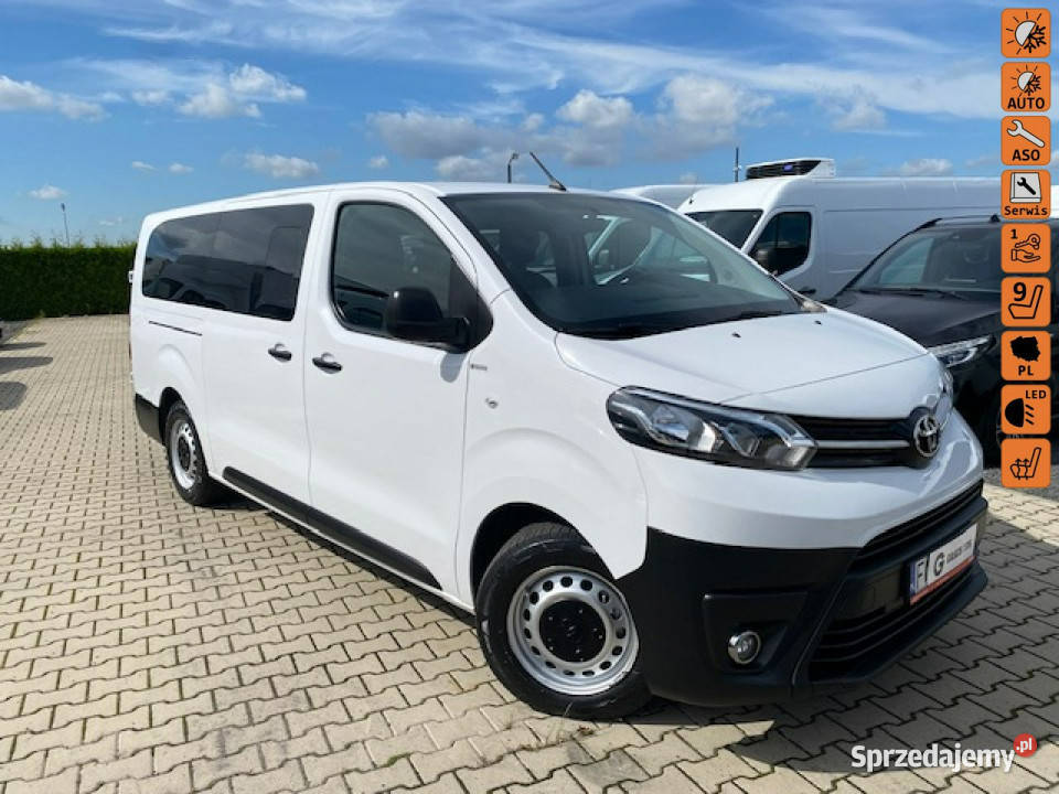 Toyota ProAce SALON L2H1 Długi 9 osób 2 x KLIMA klimatyzacja