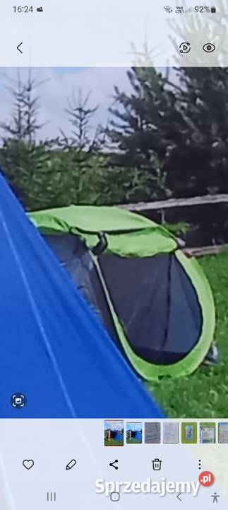 Namiot plażowy samorozkładający powłoka namiotu Małkinia Górna