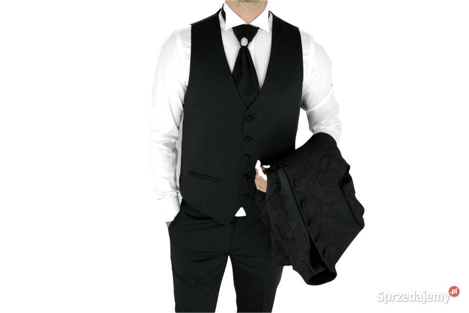 Giovanni Pera włoski garnitur na stójce różne Moda i Styl Ostrów Wielkopolski sprzedam