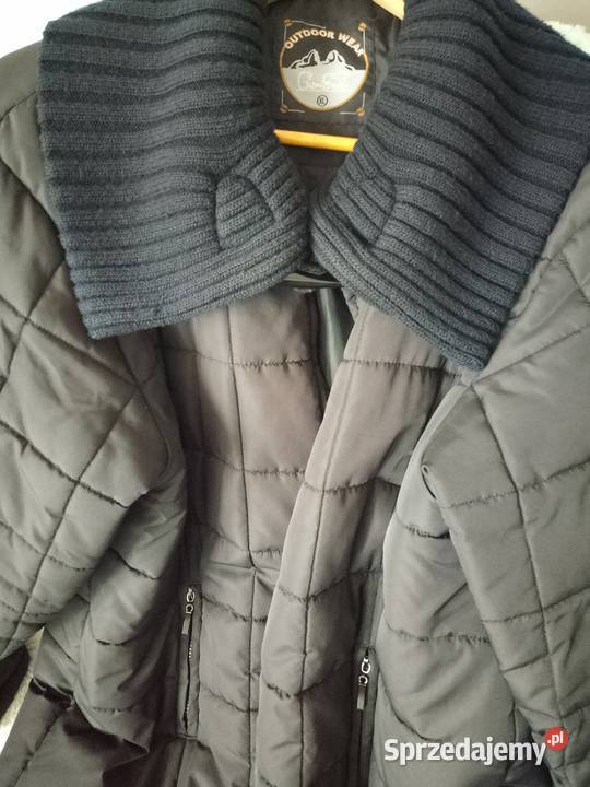 Płaszcz jesienny czarny Łódź