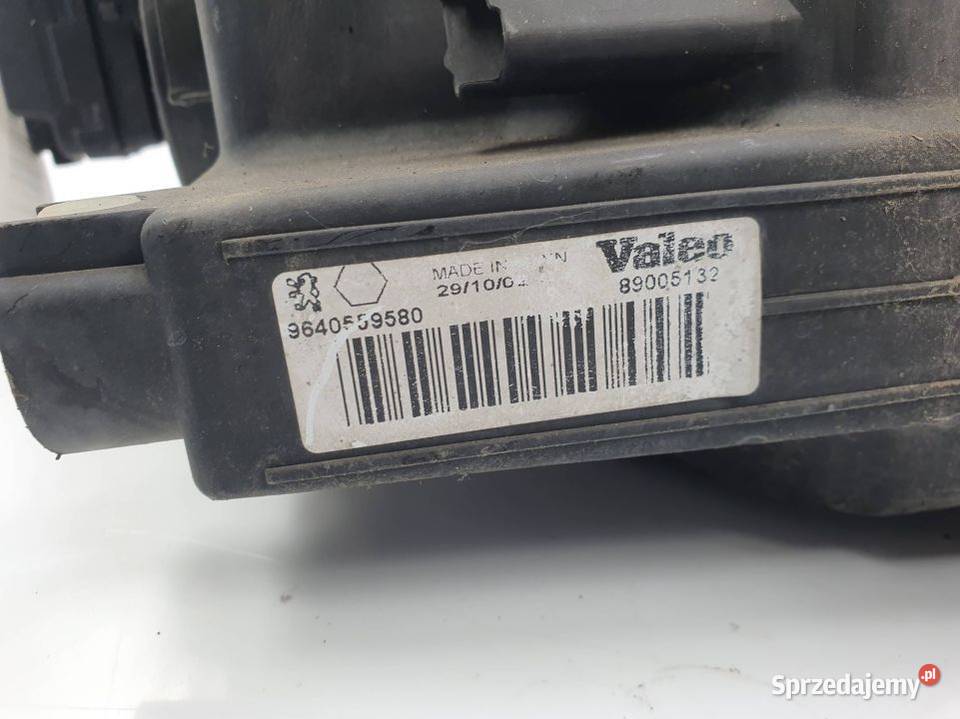LAMPA LEWA PRZÓD PEUGEOT 206 9640559580 Lipno sprzedam
