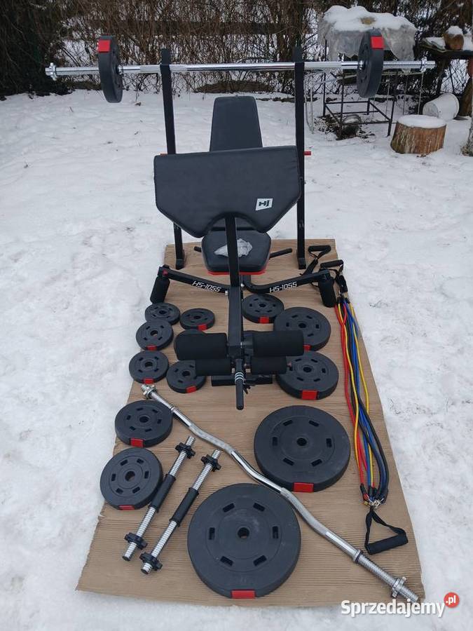 Siłownia domowa sprzet sportowy obciążenie gryfy Śliwice