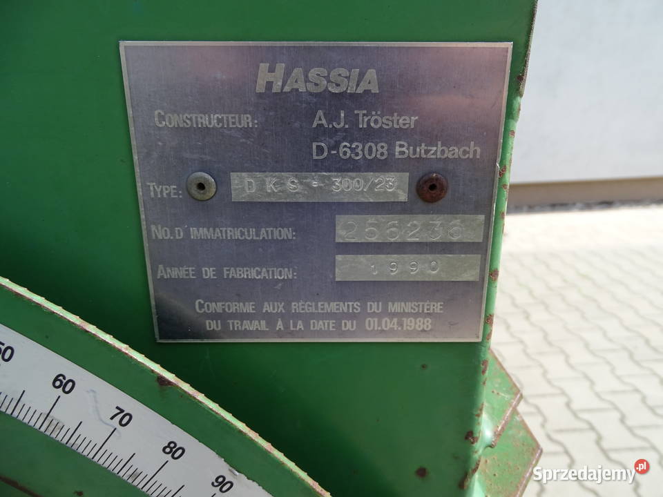 Siewnik Talerzowy Hassia dk 300 nieuszkodzony Września sprzedam