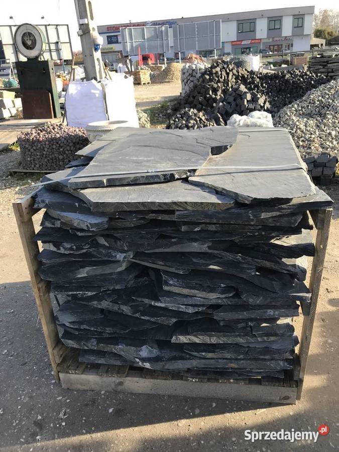 CZARNY ŁUPEK na Taras Schody Elewację Płyty Budownictwo i akcesoria Warszawa sprzedam