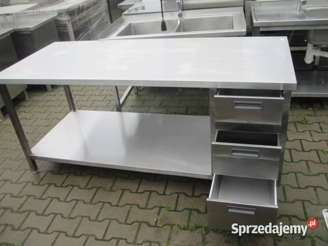 NOWY SOLIDNY STÓŁ GASTRONOMICZNY CENTRALNY Z Ostrów Wielkopolski