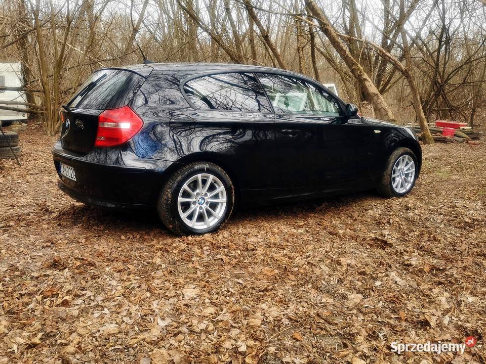 BMW 116i Czarne w oryginalnym lakierze ALU 122KM Lublin