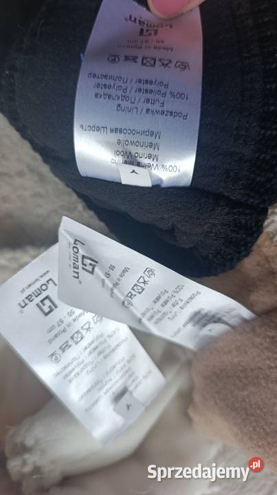 Opaski LOMAN damskie 100 merino polar NOWE duży