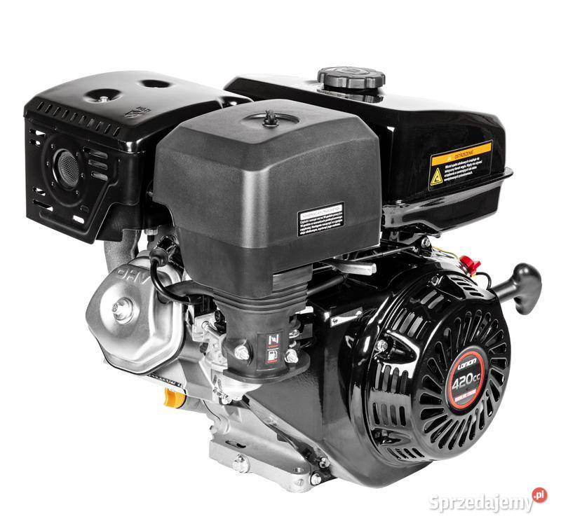 Silnik Loncin G390FA wał poziomy 25 mm 60 mm Pozostałe Opalenica