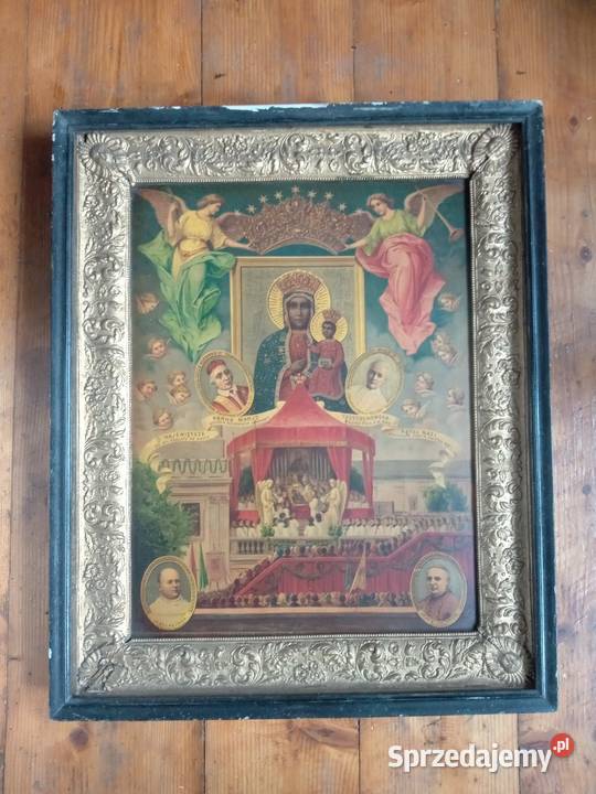 Obraz swiety oleodruk Antyki Gdów