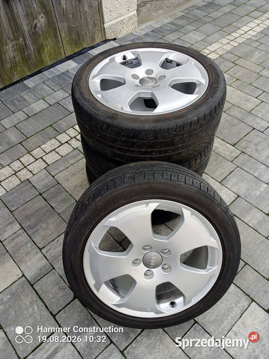 Alufelgi Audi A3 z oponami 22545R17 Okazja sprzedam