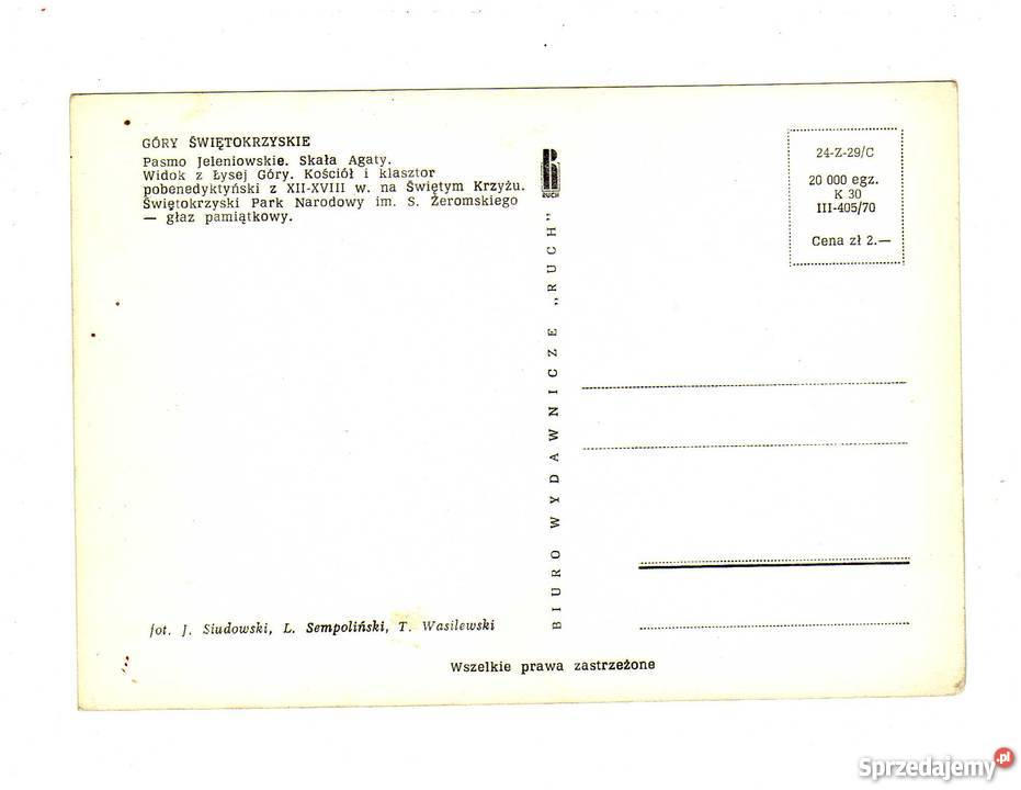GÓRY ŚWIĘTOKRZYSKIE POCZTÓWKA WIELOWIDOKOWA