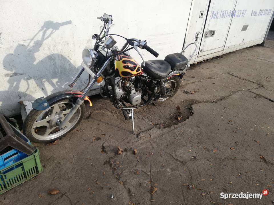 Mały chopper bez papierów Rok produkcji 2009 wielkopolskie Komorówko