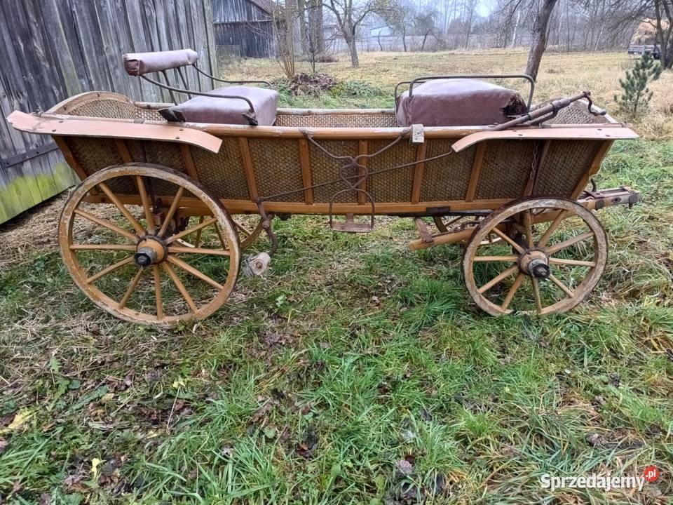 Wóz Konny Wasąg Bryczka łódzkie Dobroń