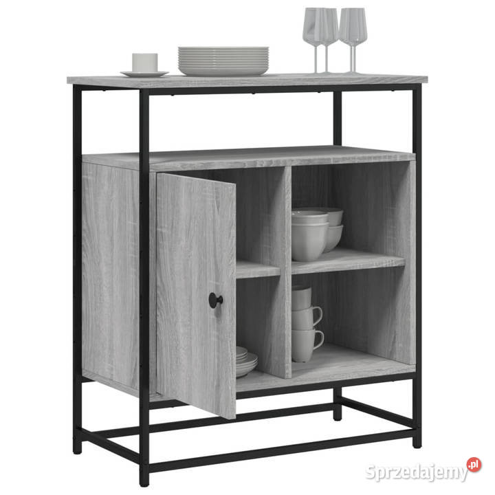 Komoda szary dąb sonoma 69x35x80 materiał Komody Warszawa