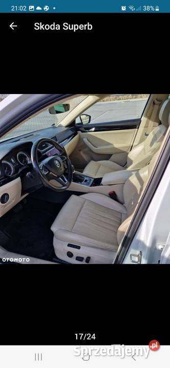 Skoda SuperB nieuszkodzony Warszawa