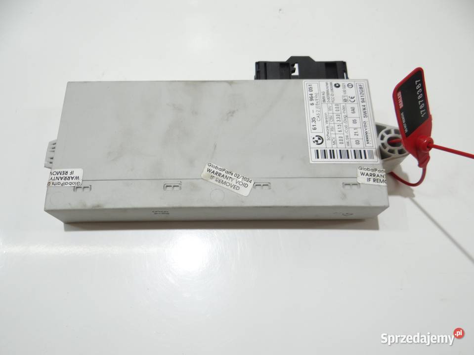 MODUŁ STEROWNIK CAS 2 BMW E90 E91 6964051 Pozostałe Strzyżewice