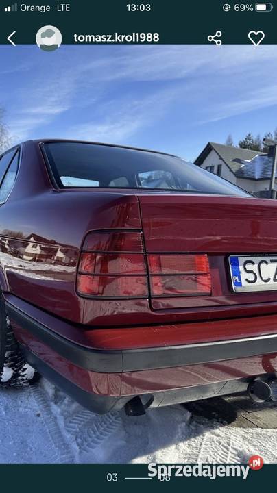 BMW e34 524 td klima ładna na Classic 380000km sprzedam