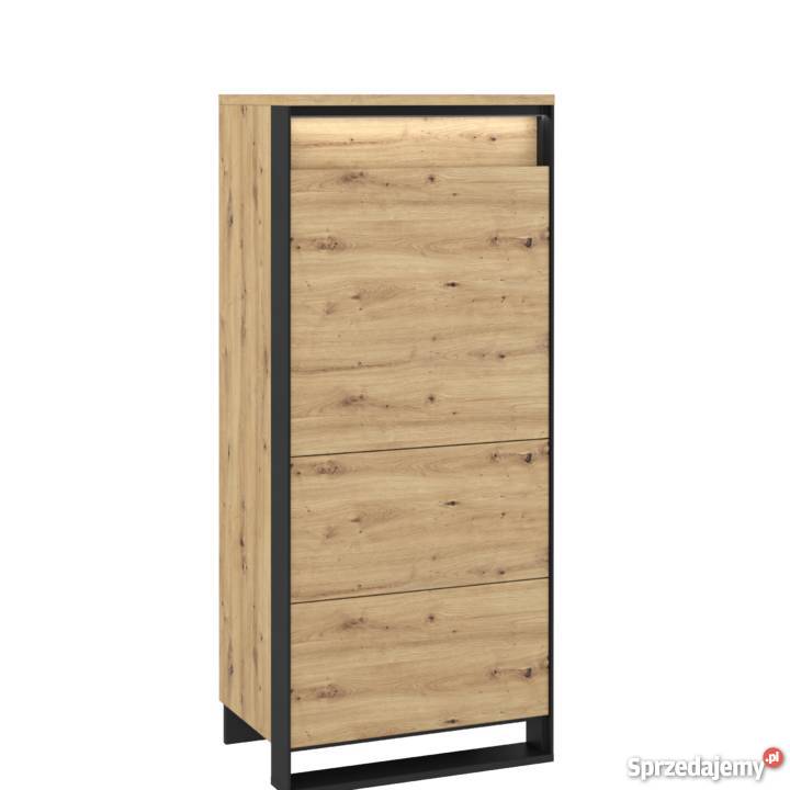 QUANT QA07 Wąska komoda 60 z półkami styl