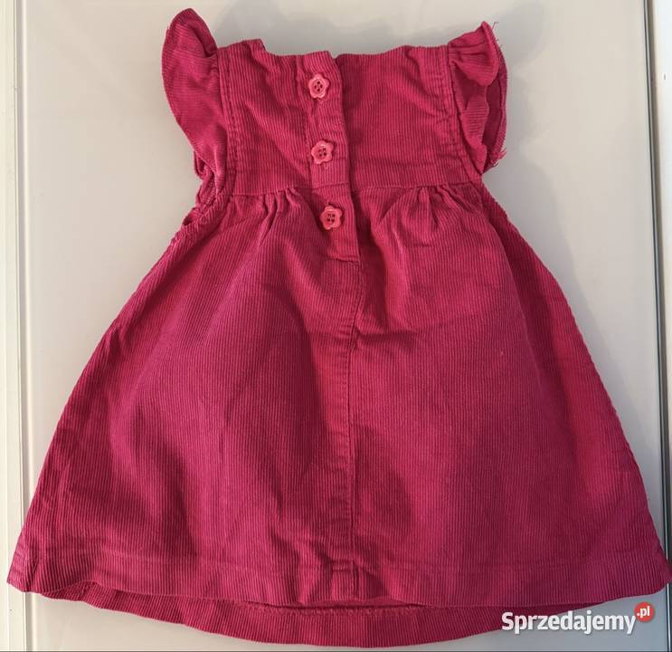 Sukienka sztruksowa dziewczynki Rozmiar 68 Sukienki i spódniczki Pruszków