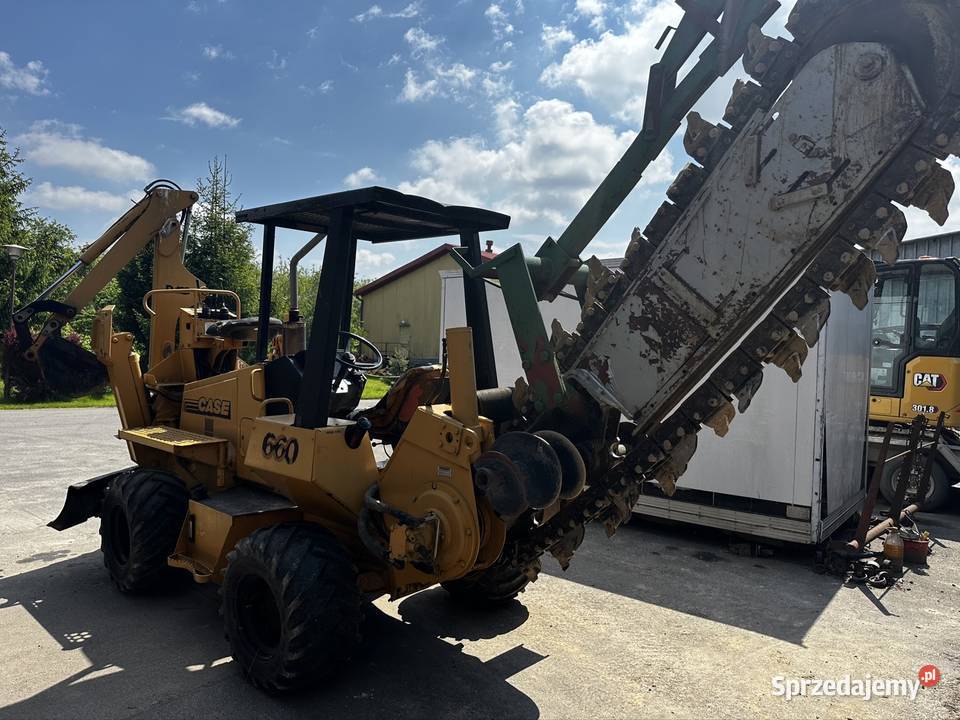 CASE 660 koparka łańcuchowa lemiesz 180 4x4 Lublin