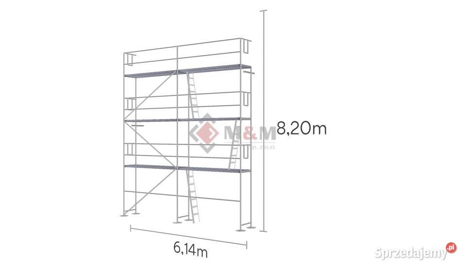 Rusztowanie elewacyjne 5035 używane 614x82 m sprzedam