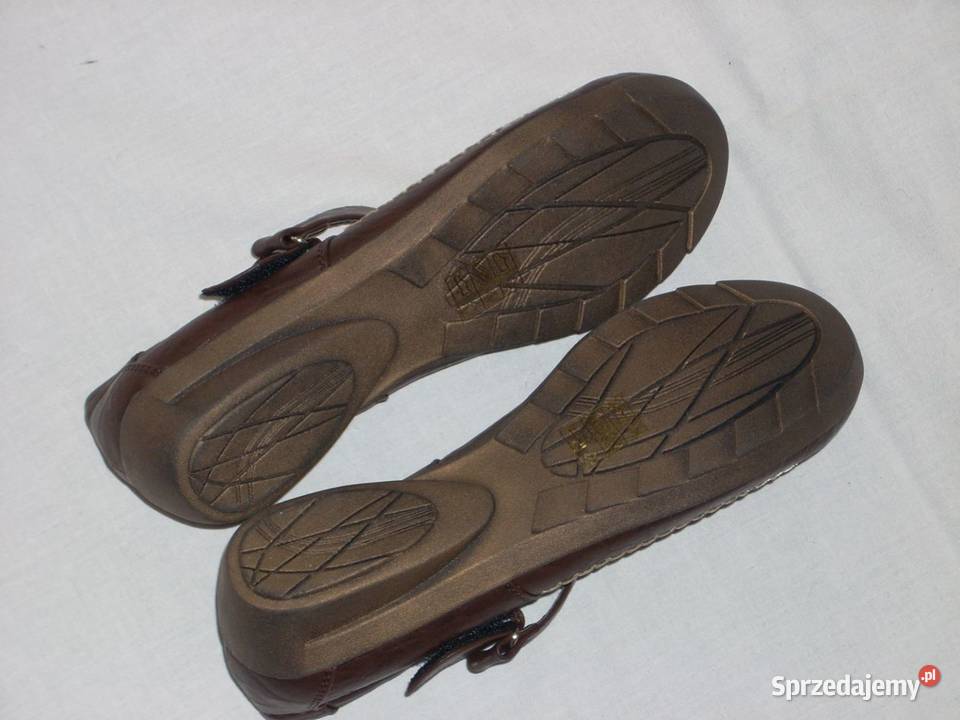 NOWE półbuty wyszywane wkładka skóra 36 235