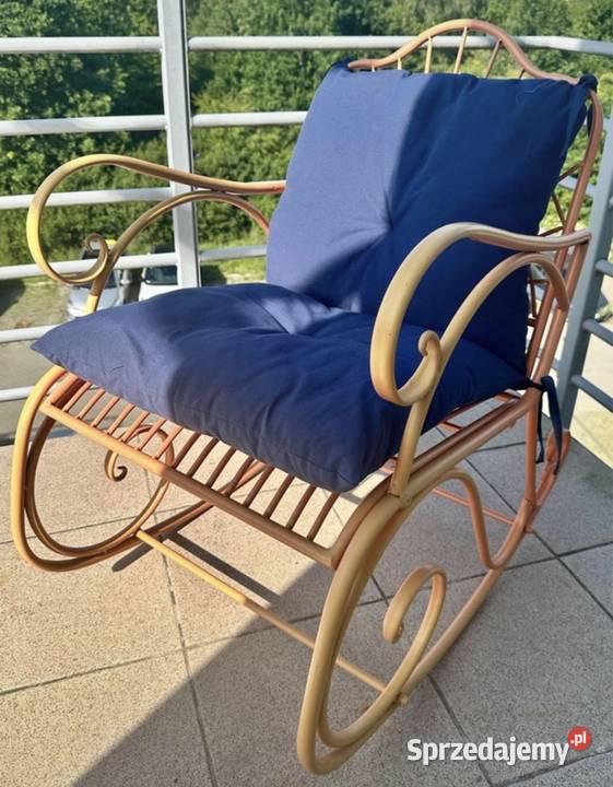 Fotel bujany metalowy Fotele Kowale