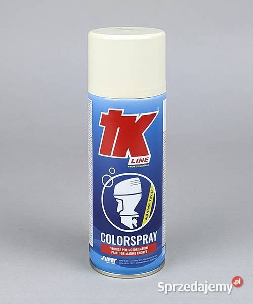 TK Line farba do silników Johnson White 81 spray
