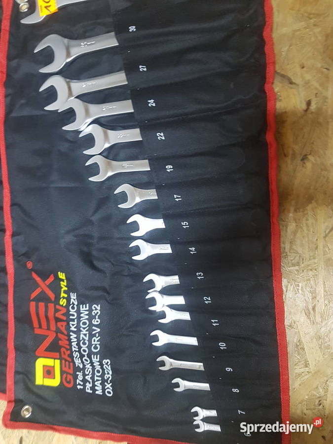 KLUCZE smata PŁASKO OCZKOWE 632 ZESTAW 17 Głogowa sprzedam