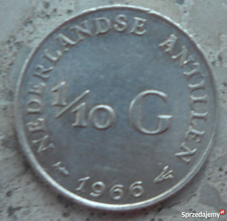 ANTYLE HOLENDERSKIE110 GULDENA1966 rSREBRO 640 Legionowo sprzedam