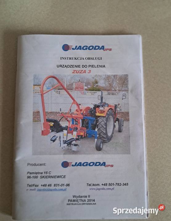 Pielnik ZUZA 3 Jagoda Huta Nowa