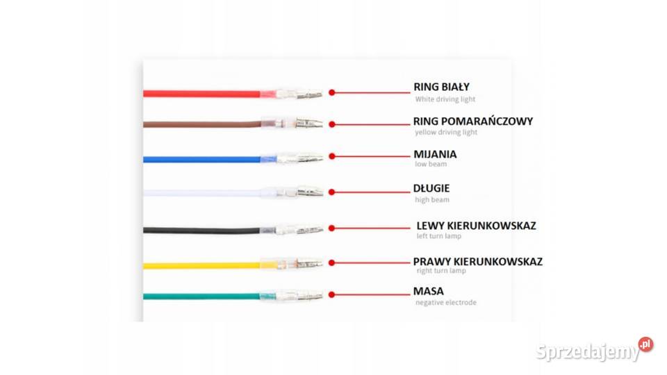 REFLEKTOR LAMPA DO MOTOCYKLA LED Z Sosnowiec