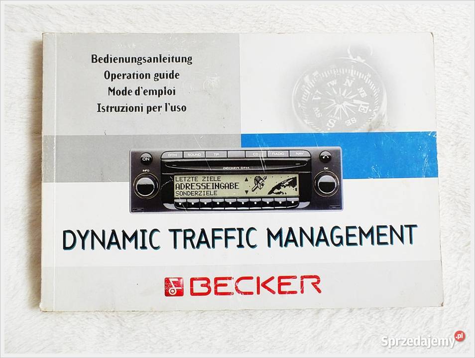 BECKER Książka Instrukcja obsługi Radionawigacji