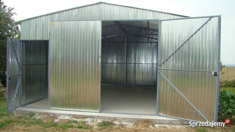 Garaż Blaszany Hala Blaszana Magazyn Blaszany 48m2 Sierpc