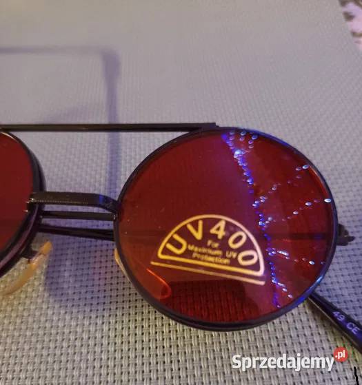 OKULARY PRZECIWSŁONECZNE Lenonki UV400 z Warszawa