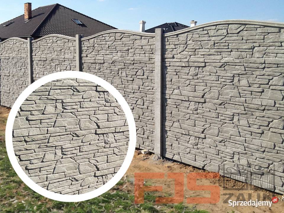 OGRODZENIE BETONOWE PŁOT BETONOWY PŁYTY Lubsko